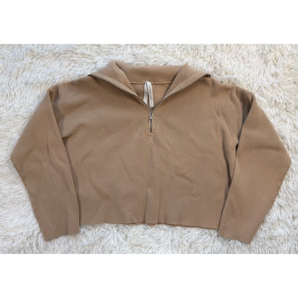 Aritzia Sweaters - Aritzia | Quarter Zip Collared Sweater | Small